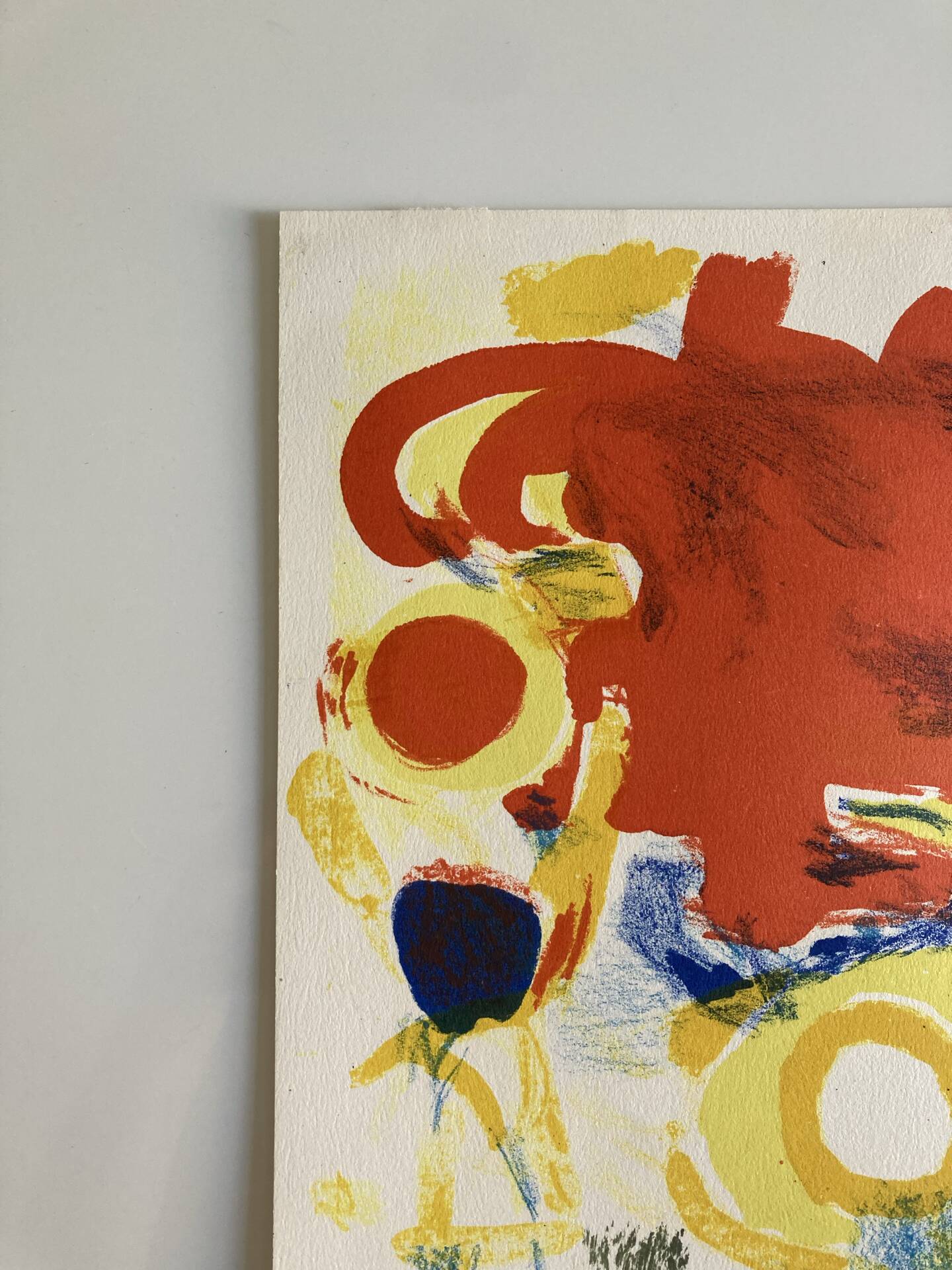 Numbered lithograph 19/20 and signed by Ger Lataster - Circa 1956