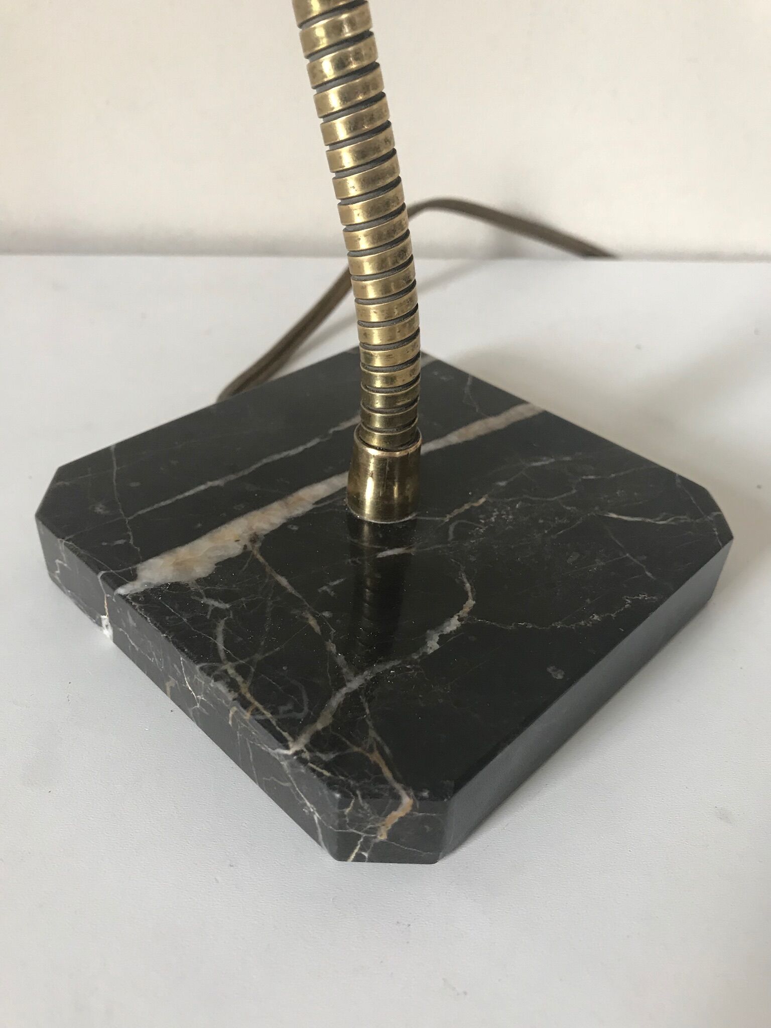 Lamp base marble vintage 60