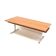 Large vintage wenge table, usable as a dining table, conference table or desk, dating from the 1970s