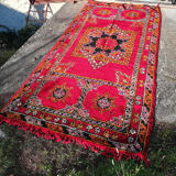 Vintage Moroccan Berber carpet Boujaad by Khenifra XXL 352x174 cm