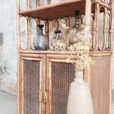 Vintage bamboo shelf