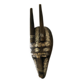 MARKA mask wood and brass veneer