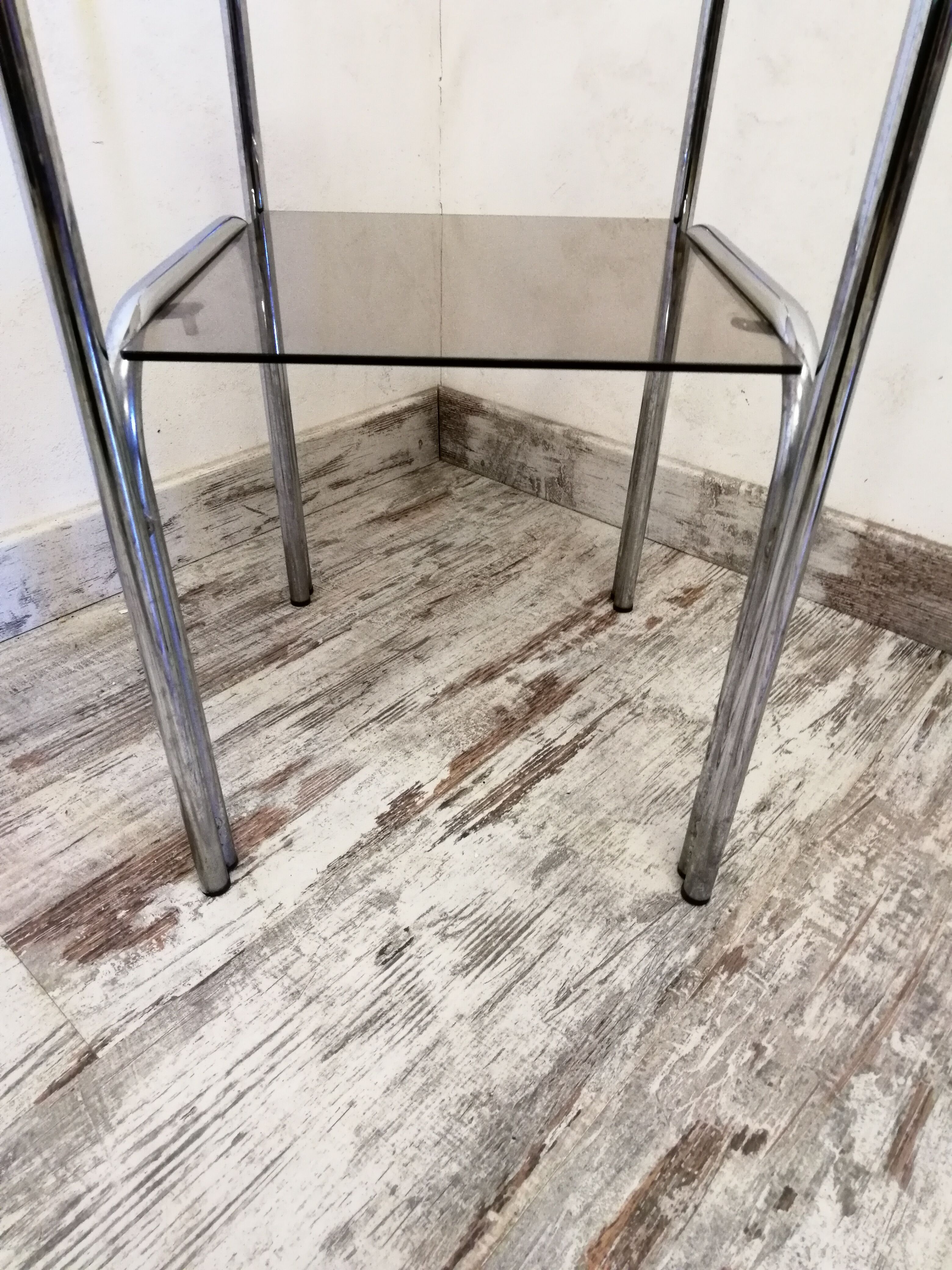 Vintage glass shelf