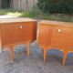 Pair of vintage bedside tables