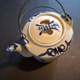 Antique stoneware teapot
