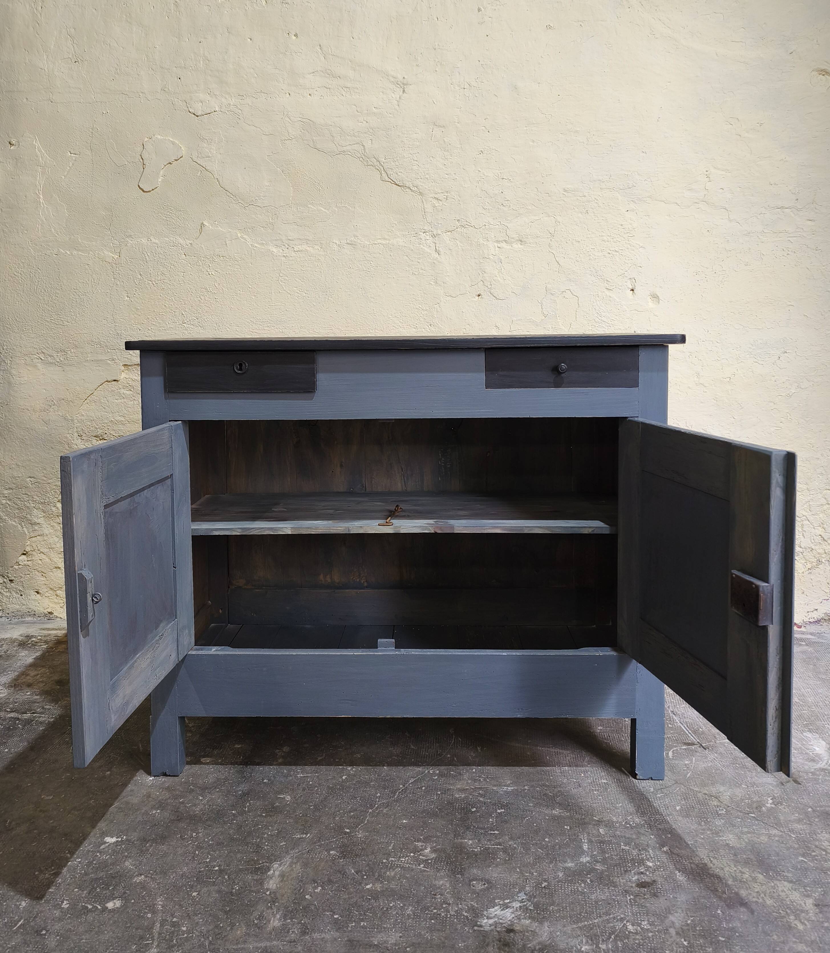 Parisian sideboard in solid painted poplar