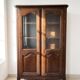 Authentic brown wooden library