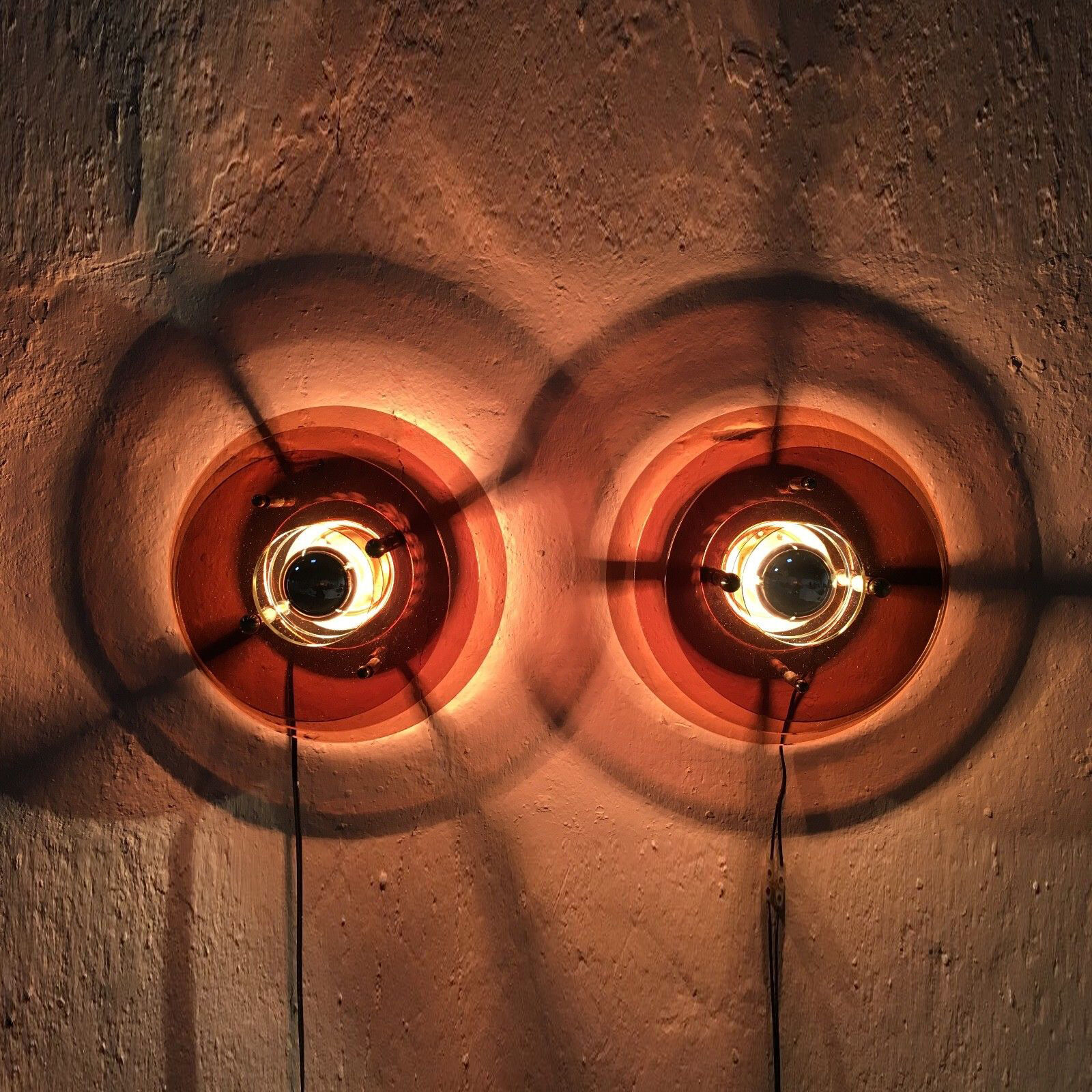 Pair of Lucite Fontana Arte wall lamp 1970 s