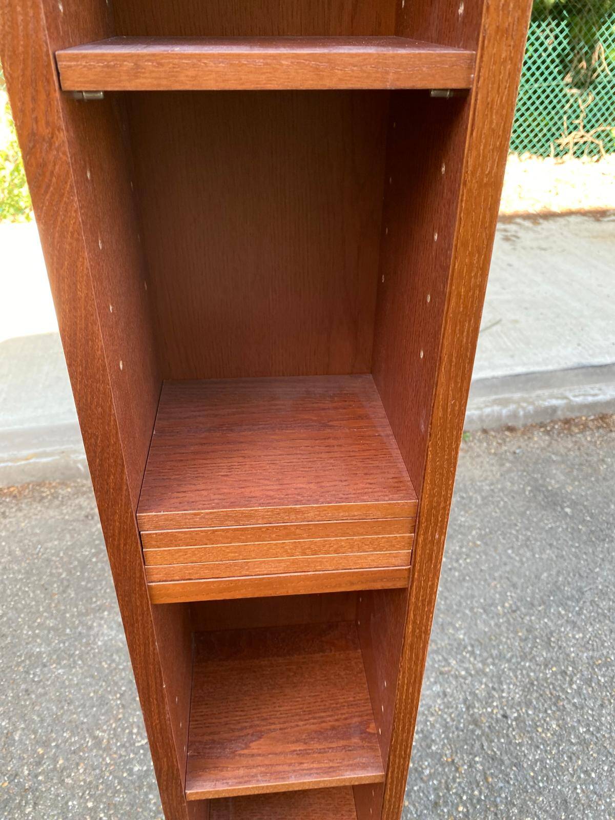 Scandinavian Ikea wooden CD DVD library