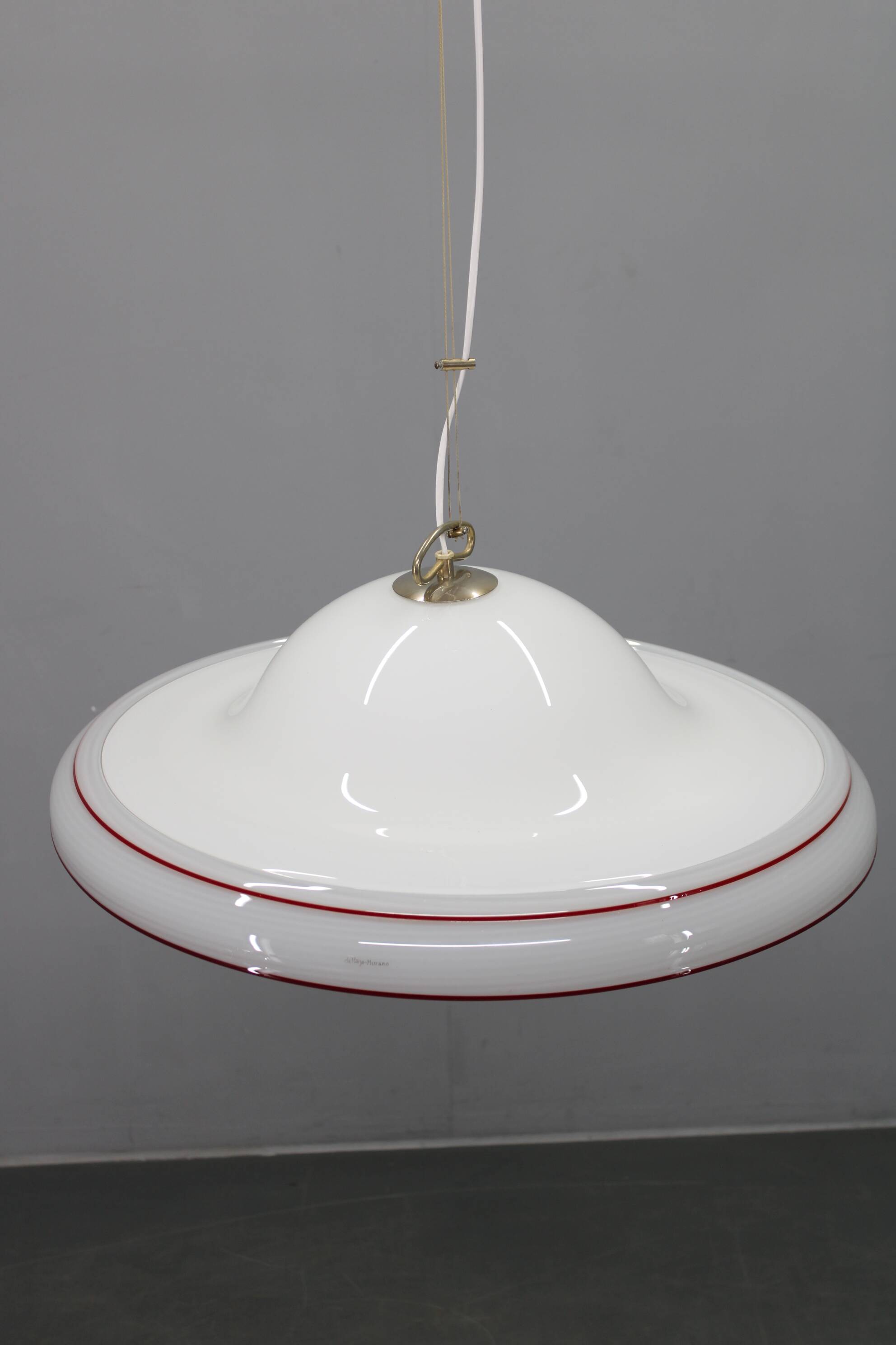 Murano glass pendant light, Italy, 1970s
