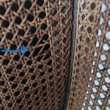 Antique wingback armchair