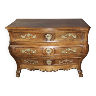 Bordeaux Tomb Commode in Walnut, 18th Century