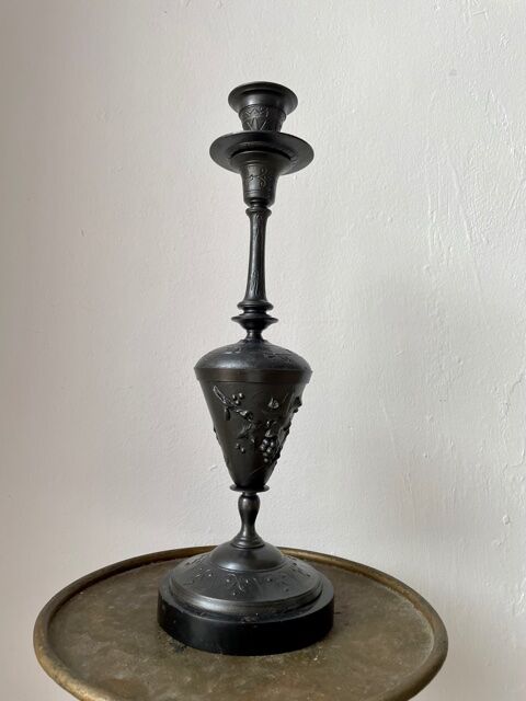 Cast iron candle holder Napoleon III