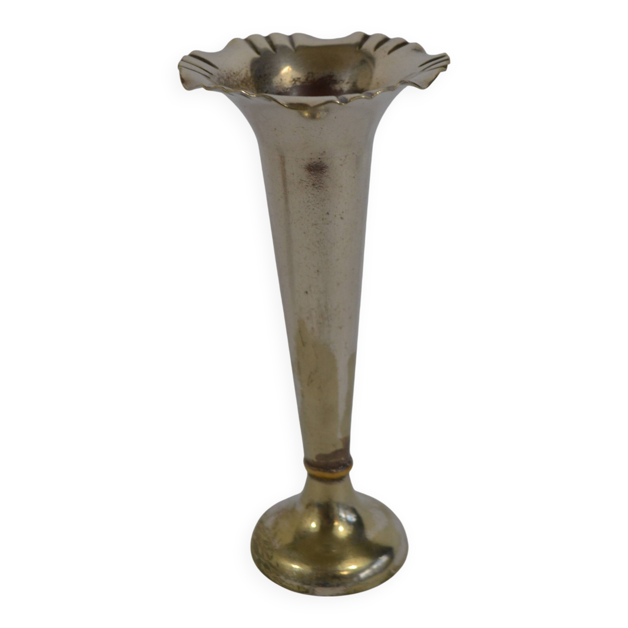 Tin candle holder