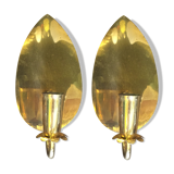 Pair of brass