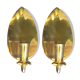 Pair of brass