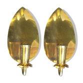 Pair of brass