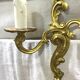 Paire d'appliques en bronze style Louis XV