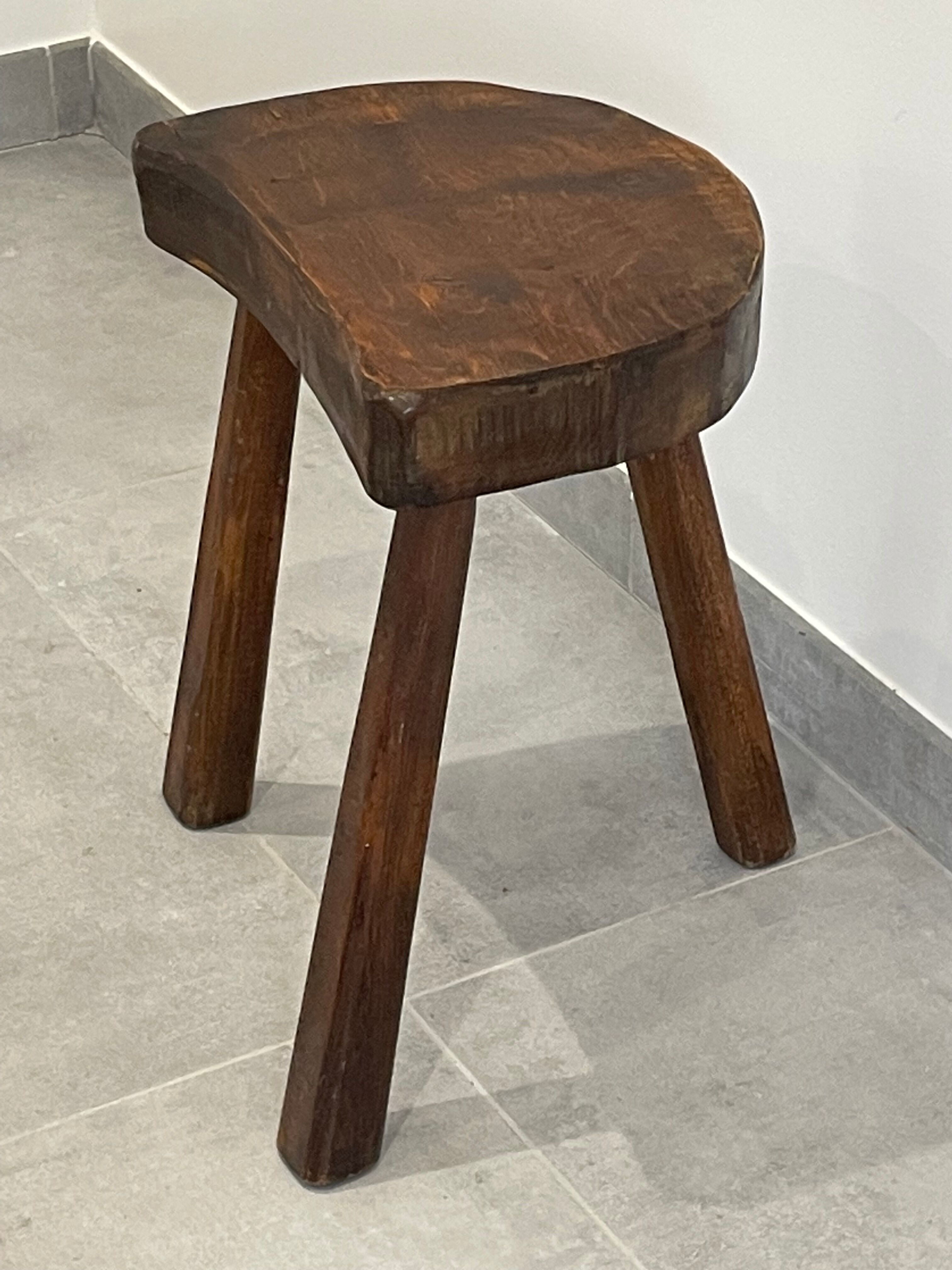 Brutalist tripod stool