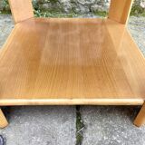 Coffee table, side table in beech, Maison Rosello