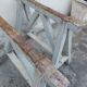 Workshop table in old wood 1950 -3m50