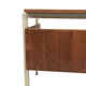 Vintage desk of the 1960s in teak veneer