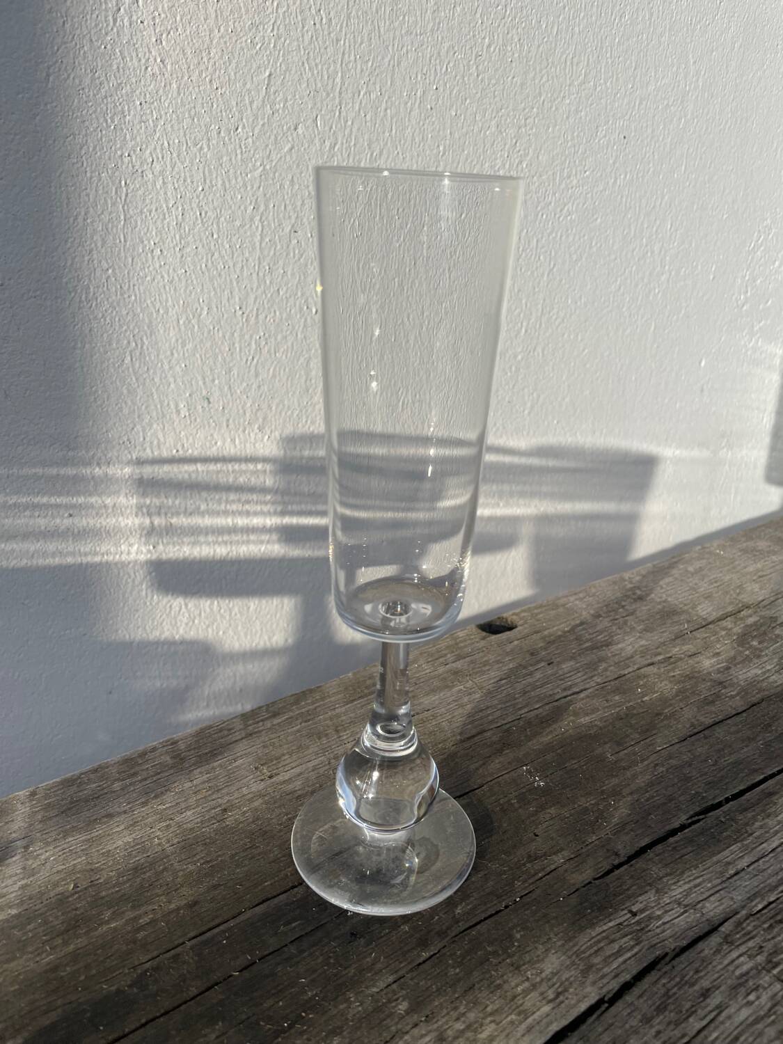 Baccarat crystal champagne glass