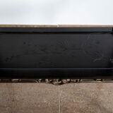 Japanese-style wooden side table mounted Gabriel Viardot