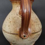 Pyrite stoneware pitcher signed Benoît Prudhomme workshop at the wind 20th century