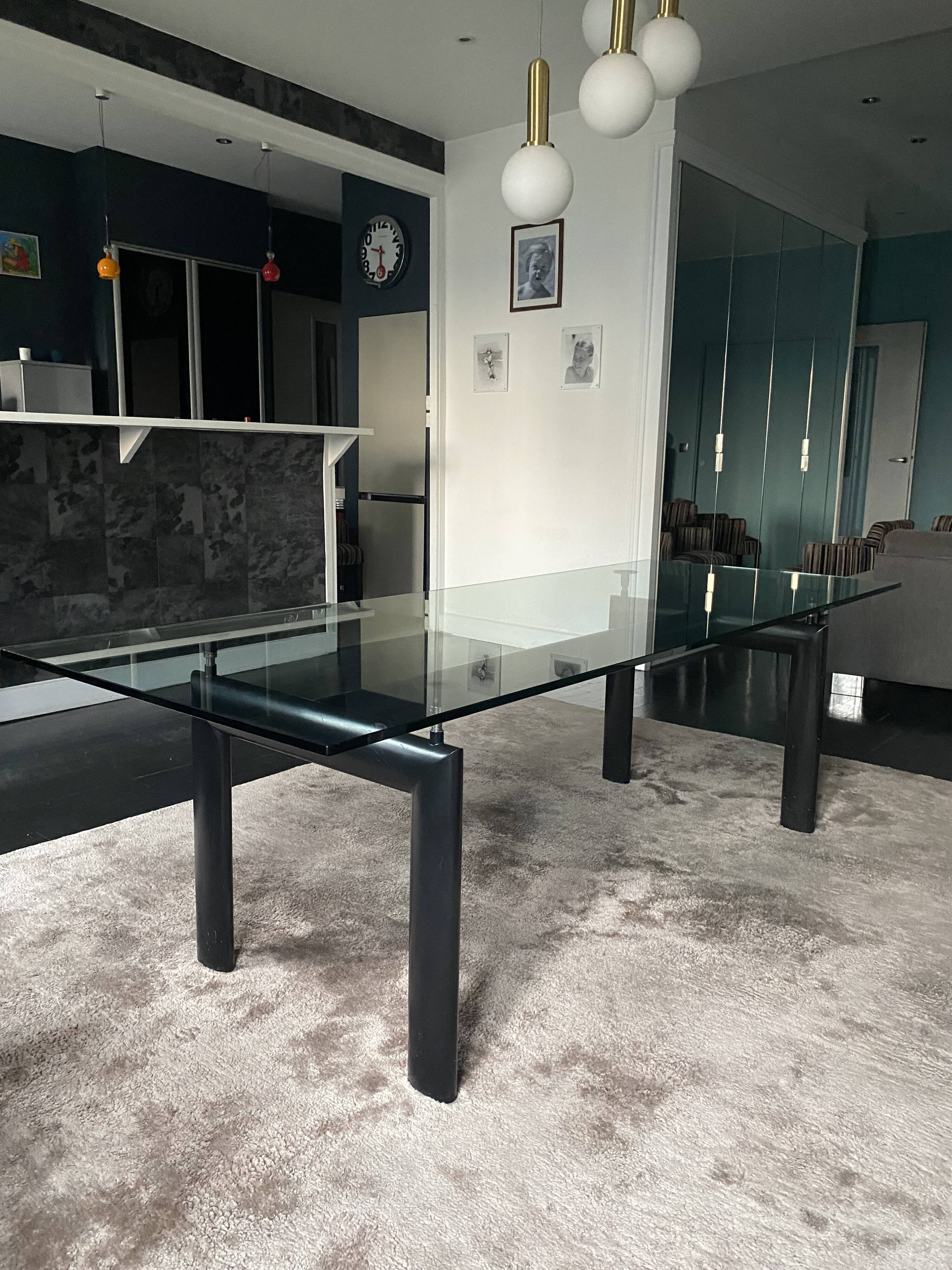 Le Corbusier LC6 table Cassina numbered