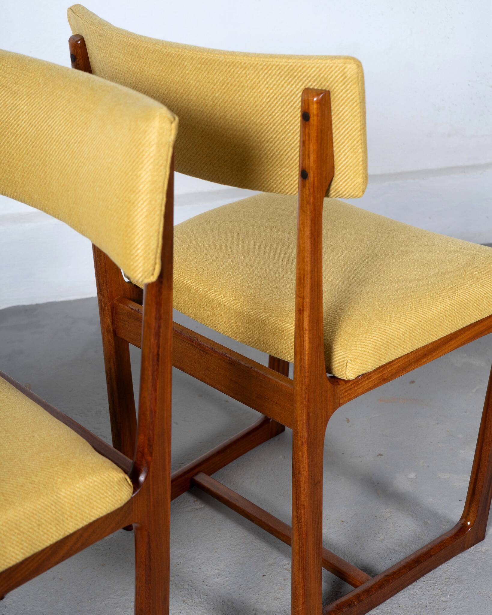 Set of 4 Mid Century Dining Chairs by A. Younger