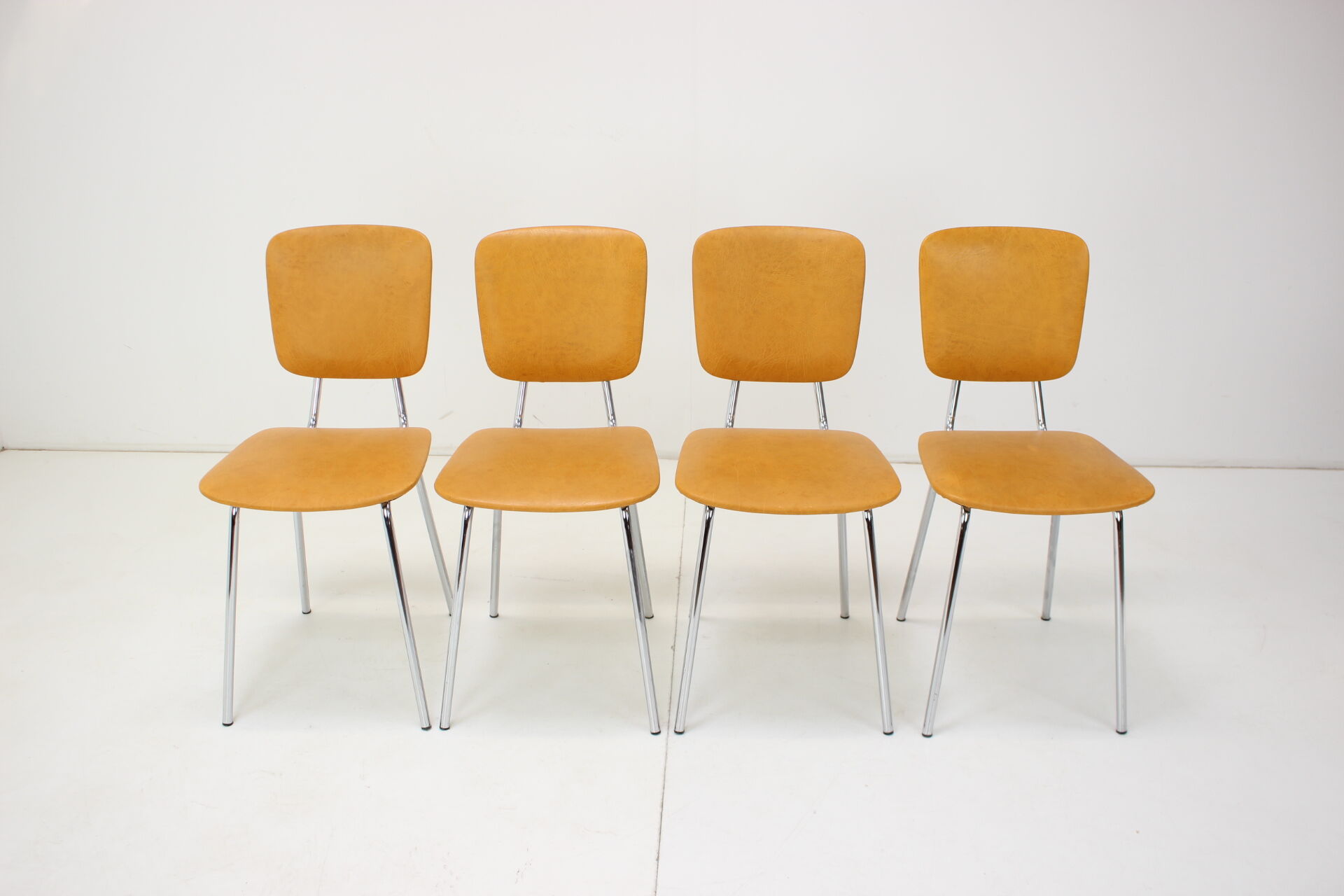 1970s Set of Four Dining Chairs, Czechoslovakia