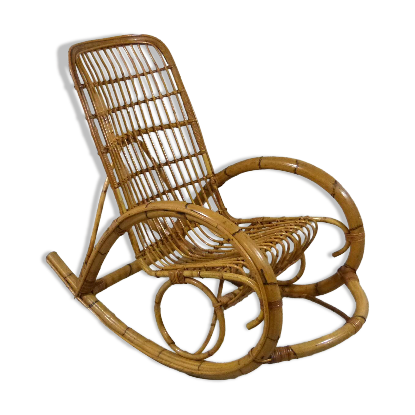 Rattan rocking chair 1960’s