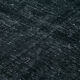 Handwoven persian overdyed 271 cm x 382 cm black wool carpet