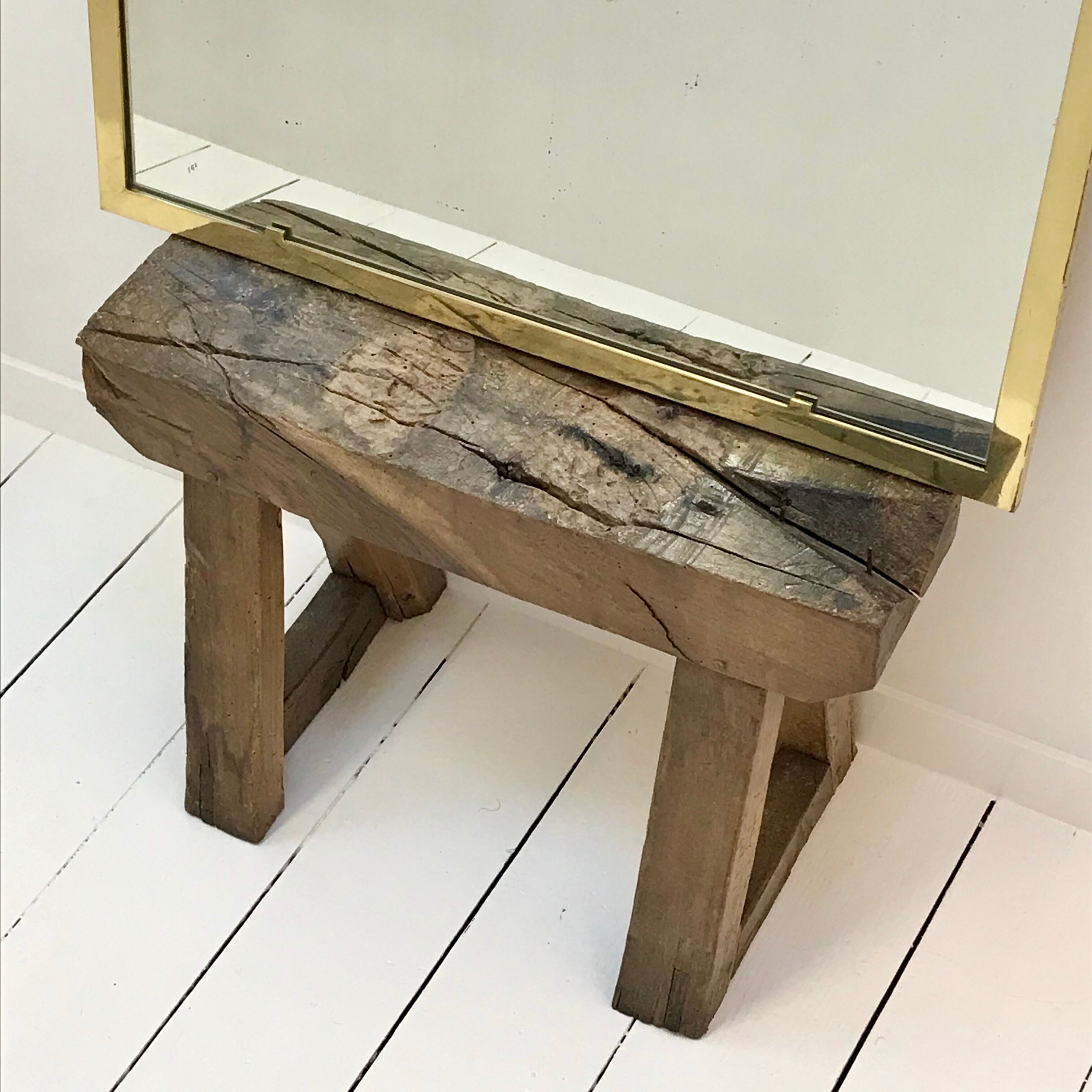 Brass mirror 70X45CM