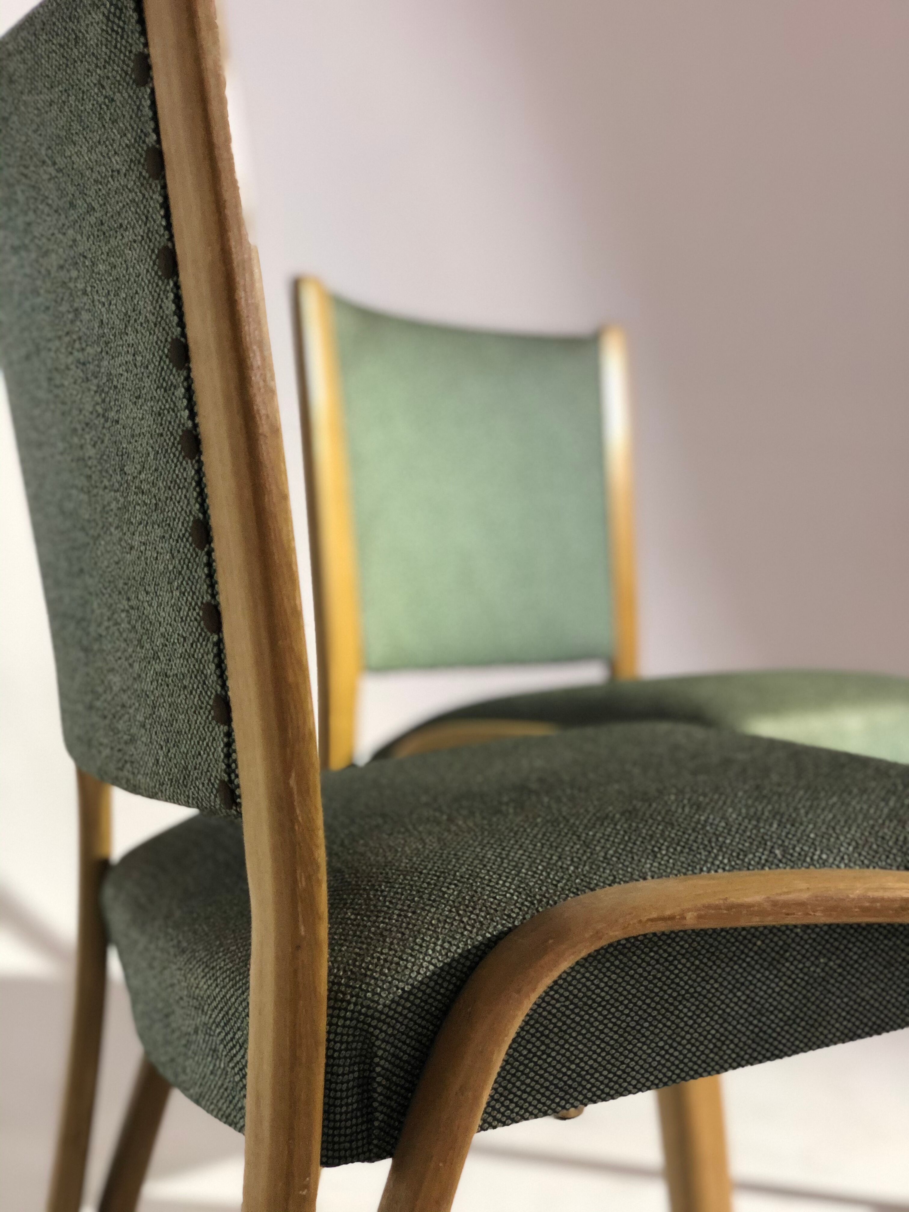 Paire de chaises vintage Bow-wood