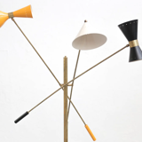 Lampadaire italien 3 bras articulable