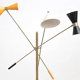 Lampadaire italien 3 bras articulable