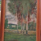 Tableau paysage Post Impressionniste