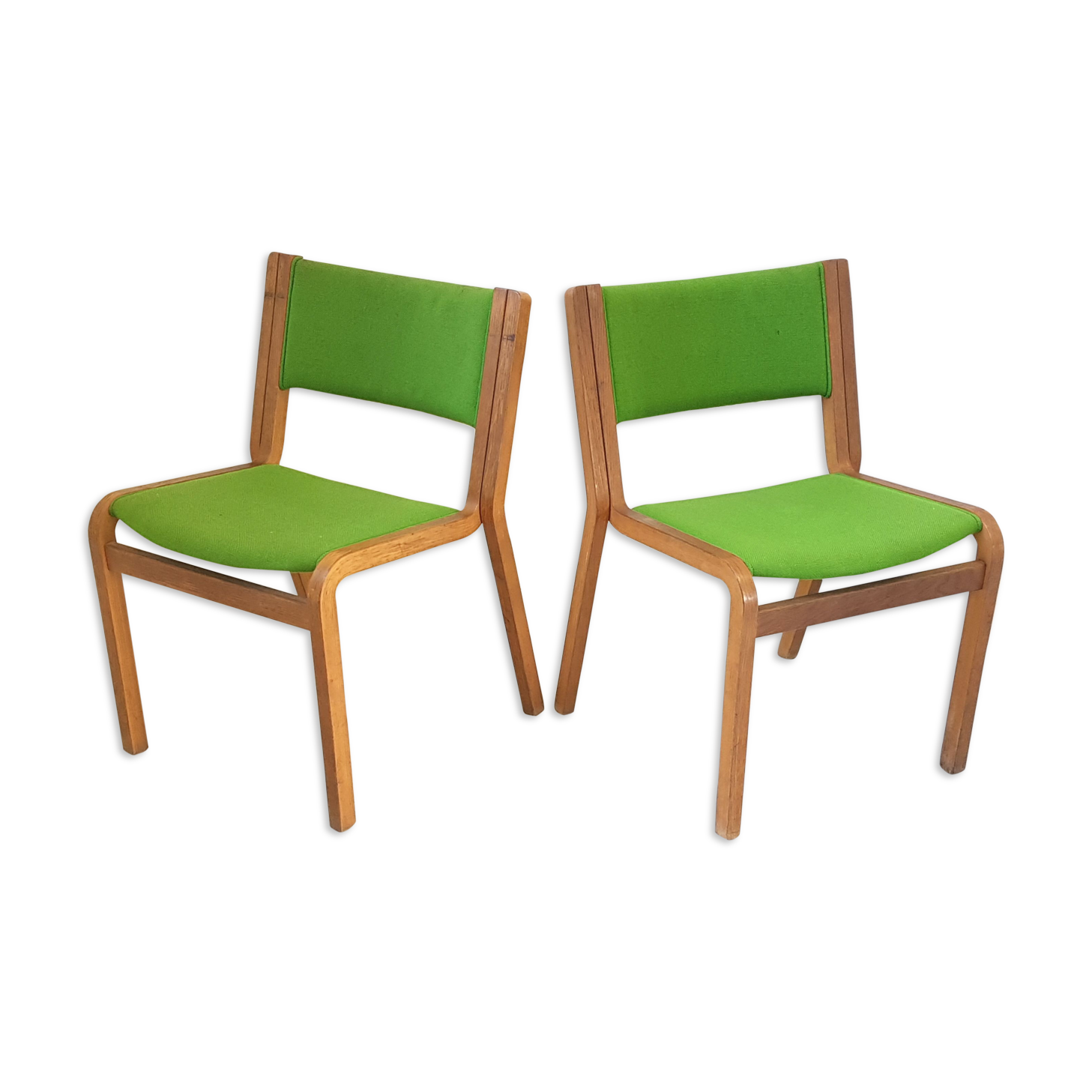 Paire de chaises de Magnus Olesen 1970