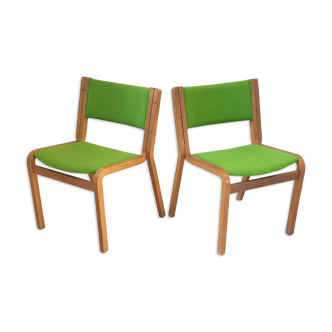 Paire de chaises de Magnus Olesen 1970