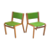 Paire de chaises de Magnus Olesen 1970