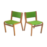 Paire de chaises de Magnus Olesen 1970