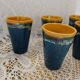 5 old Vallauris mugs / mazagrans