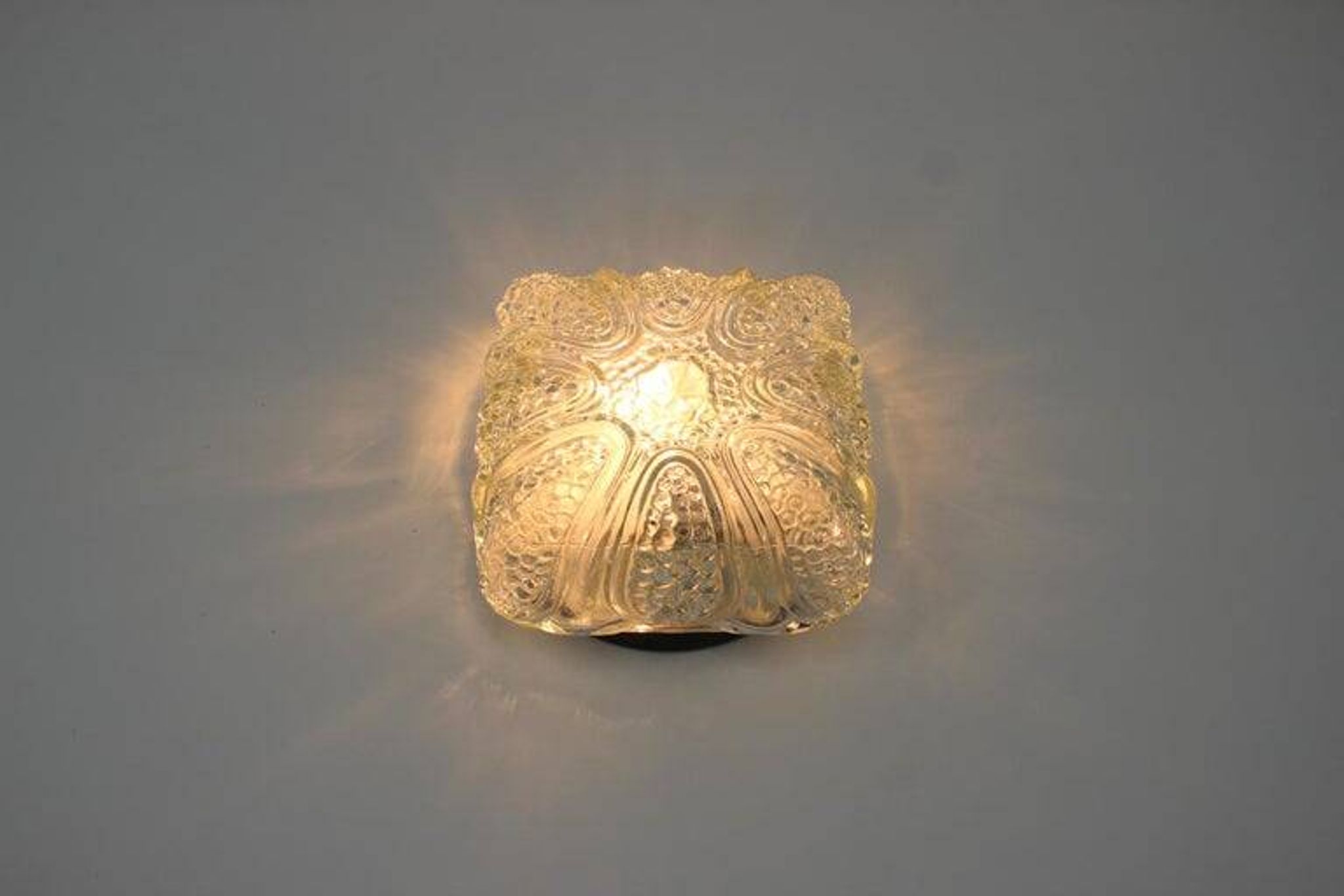 Midcentury Design Wall or Ceiling Lamp, Flush Mount, 1970s