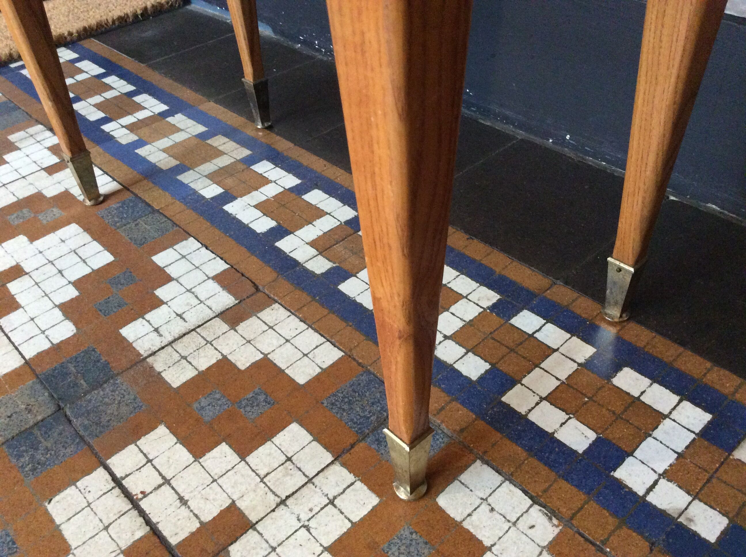 Vintage bedside table