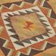 Turkish Handwoven Vintage Herki Kilim 86 cm x 340 cm