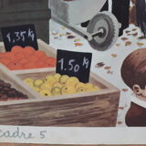 Map displays school lesson fall vintage 1967