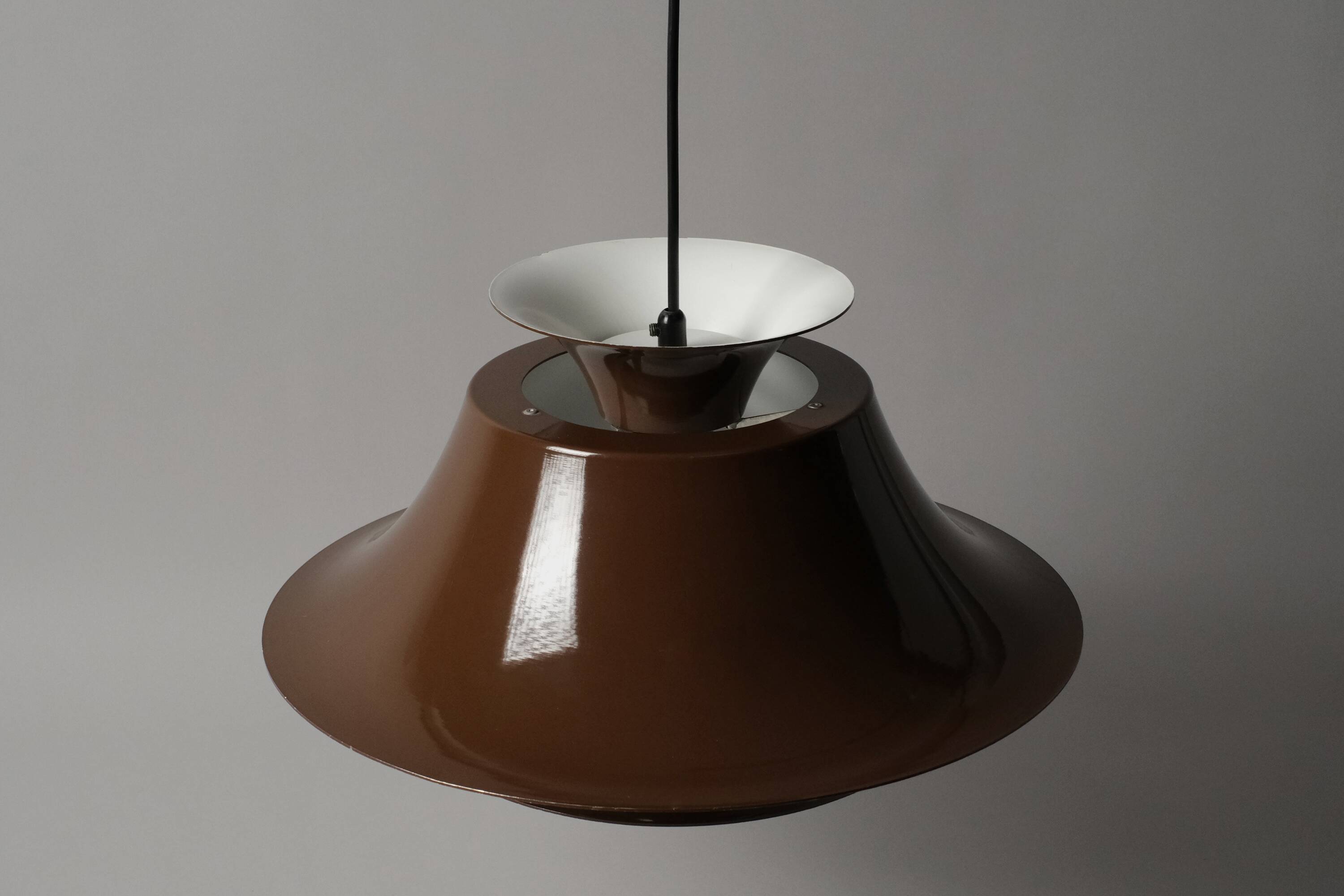 Fog & Mørup Radius Pendant Lamp by Erik Balslev, 1977 Danish Space Age Design