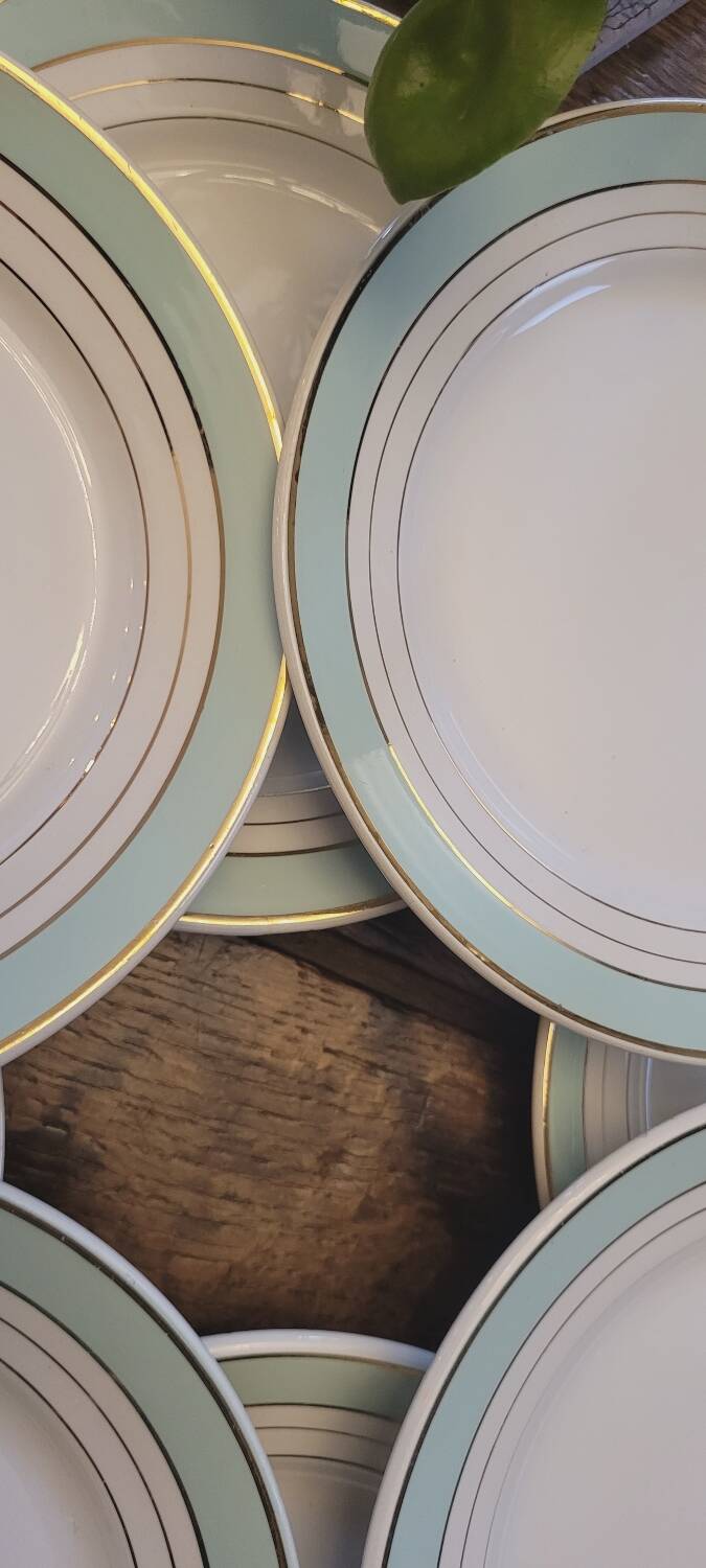 50's dessert plates